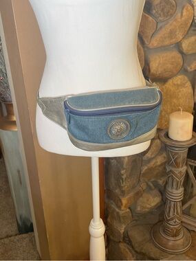Y2K Denim Fanny Pack / Belt Bag